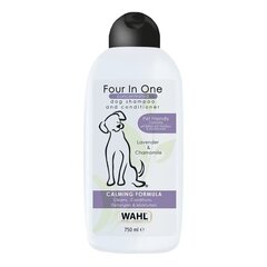 Wahl shampoo koirille Four in One, 750 ml hinta ja tiedot | Shampoot ja hoitoaineet lemmikeille | hobbyhall.fi