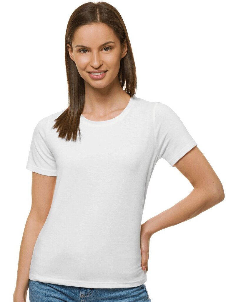 Naisten valkoinen T-paita Dian hinta ja tiedot | Naisten T-paidat | hobbyhall.fi
