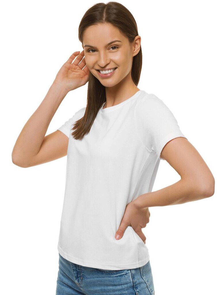 Naisten valkoinen T-paita Dian hinta ja tiedot | Naisten T-paidat | hobbyhall.fi