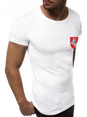 Valkoinen miesten T-paita Herb hinta ja tiedot | Miesten T-paidat | hobbyhall.fi