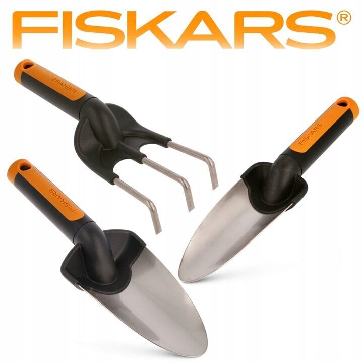 Puutarhatyökalusarja Fiskars 3 kpl. hinta ja tiedot | Puutarhatyökalut | hobbyhall.fi