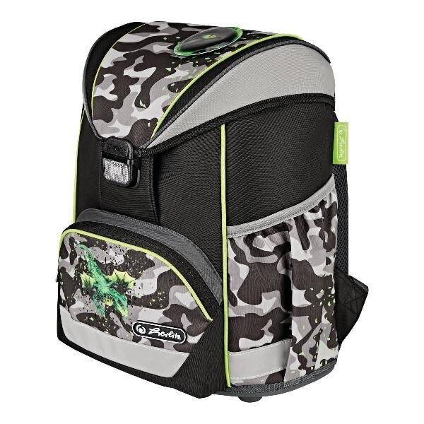 Herlitz koululaukku Ultralight Plus - Camo Dragon, 15 l hinta ja tiedot | Koulureput ja -laukut | hobbyhall.fi