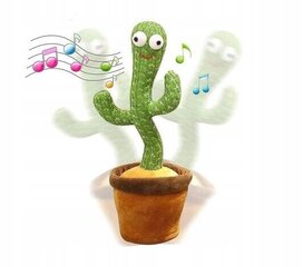 Laulava ja tanssiva kaktus LED-valotehosteilla hinta ja tiedot |  Pilailulahjat | hobbyhall.fi
