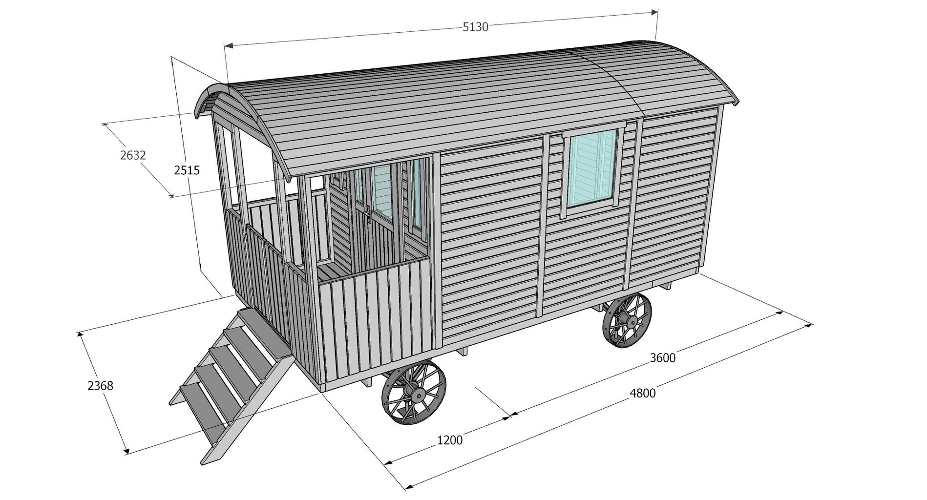 Pihamaja Vankkuri M 12 m² hinta ja tiedot | Piharakennukset | hobbyhall.fi