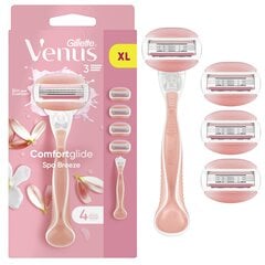 Gillette Venus Breeze höyläsetti naisille, 4 kpl hinta ja tiedot | Parranajo ja karvanpoisto | hobbyhall.fi