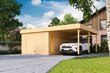 Autotalli - katos Bahamas 34,6 m² Hörmannin puuverhoiltulla nosto-ovella hinta ja tiedot | Piharakennukset | hobbyhall.fi