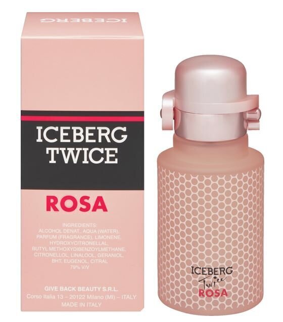 Hajuvesi Iceberg Twice Rosa EDT naisille, 75 ml hinta ja tiedot | Naisten hajuvedet | hobbyhall.fi