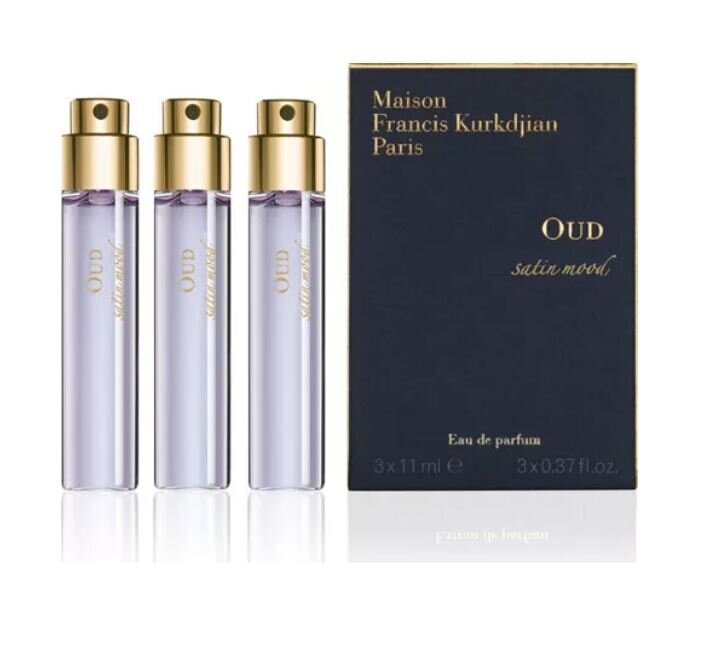 Parfyymi Maison Francis Kurkdjian Oud Satin Mood EDP naisille, 3 x 11 ml hinta ja tiedot | Naisten hajuvedet | hobbyhall.fi