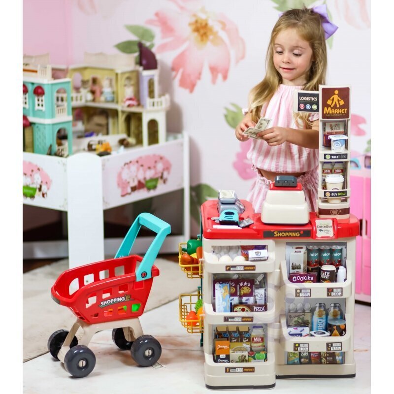 Supermarket ja ostoskori hinta ja tiedot | Tyttöjen lelut | hobbyhall.fi
