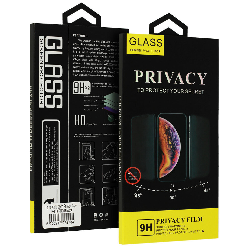 Suojalasi Privacy Glass - Samsung Galaxy A14 4G / 5G hinta ja tiedot | Näytönsuojakalvot ja -lasit | hobbyhall.fi