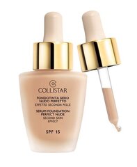 Collistar SPF15 Second Skin Effect -meikkivoide, 30 ml, 4 Sand hinta ja tiedot | Meikkivoiteet ja puuterit | hobbyhall.fi