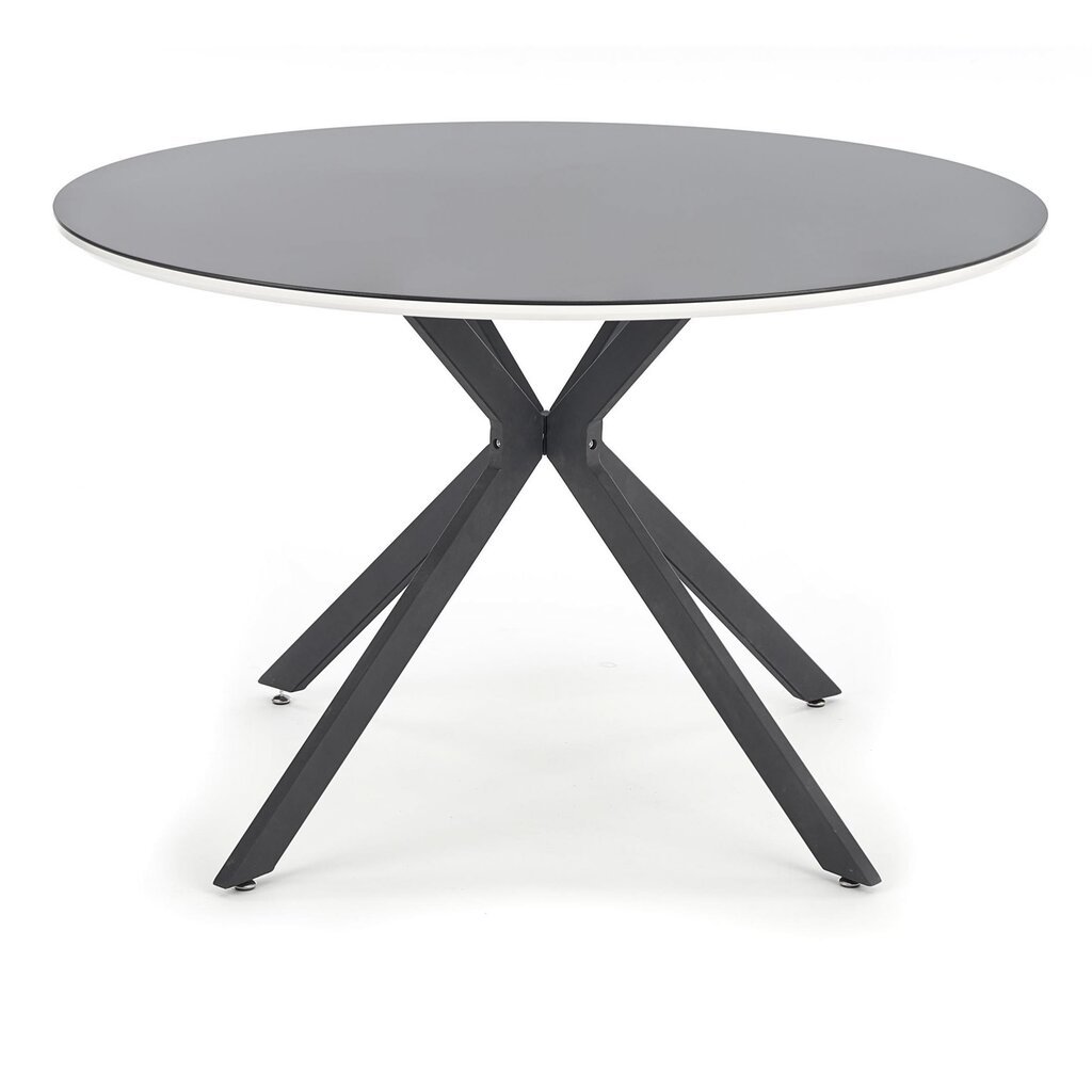 Pöytä Avelar, musta/valkoinen hinta ja tiedot | Ruokapöydät | hobbyhall.fi