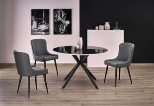 Pöytä Avelar, musta/valkoinen hinta ja tiedot | Ruokapöydät | hobbyhall.fi