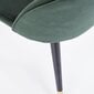 4 tuolin setti K315, vihreä/musta hinta ja tiedot | Ruokapöydän tuolit | hobbyhall.fi