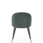 4 tuolin setti K315, vihreä/musta hinta ja tiedot | Ruokapöydän tuolit | hobbyhall.fi