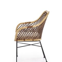 Tuoli K336, ruskea/musta hinta ja tiedot | Ruokapöydän tuolit | hobbyhall.fi