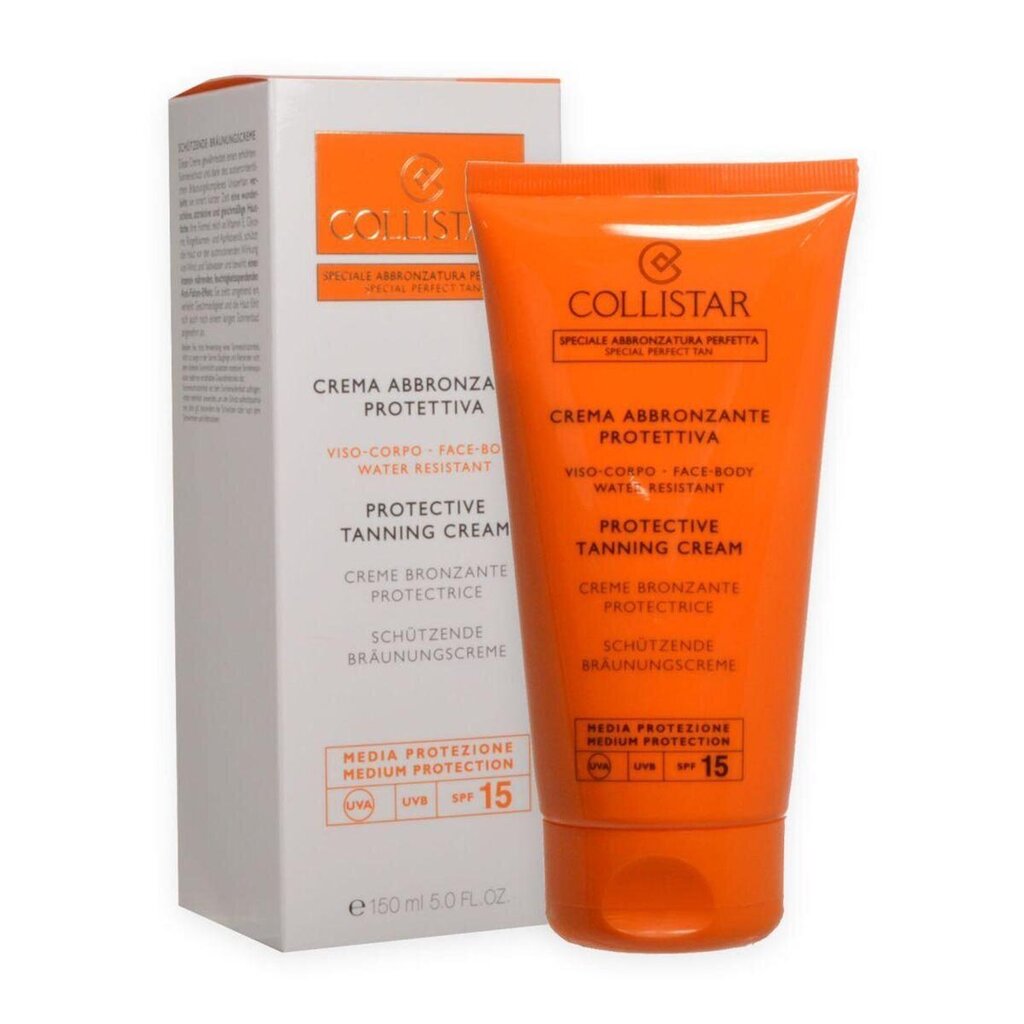 Collistar Special Perfect Tan Protective Tanning Cream aurinkovoide 150 ml hinta ja tiedot | Aurinkovoiteet | hobbyhall.fi