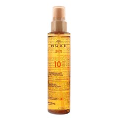 Spray aurinkosuojaöljy Nuxe Sun Tanning SPF10 150 ml hinta ja tiedot | Aurinkovoiteet | hobbyhall.fi