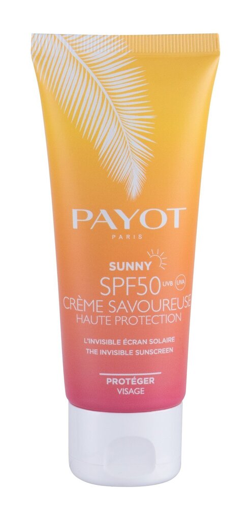 Payot Sunny SPF50 aurinkovoide 50 ml hinta ja tiedot | Aurinkovoiteet | hobbyhall.fi