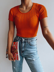 Naisten oranssi Isabella T-paita hinta ja tiedot | Naisten paidat | hobbyhall.fi