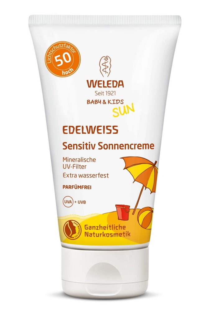 Weleda Edelweiss aurinkovoide SPF50 50 ml. hinta ja tiedot | Aurinkovoiteet | hobbyhall.fi