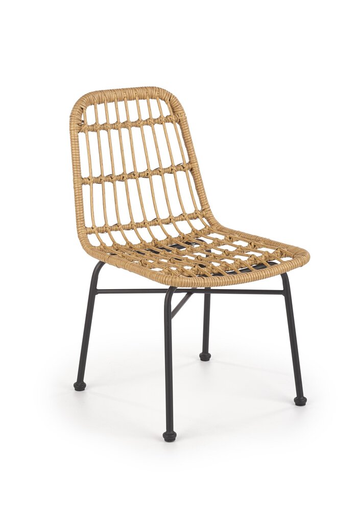 Halmar K401 4 tuolin setti, ruskea/musta hinta ja tiedot | Puutarhatuolit | hobbyhall.fi