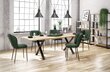 Ruokapöytä Halmar Apex 160 cm, ruskea/musta hinta ja tiedot | Ruokapöydät | hobbyhall.fi