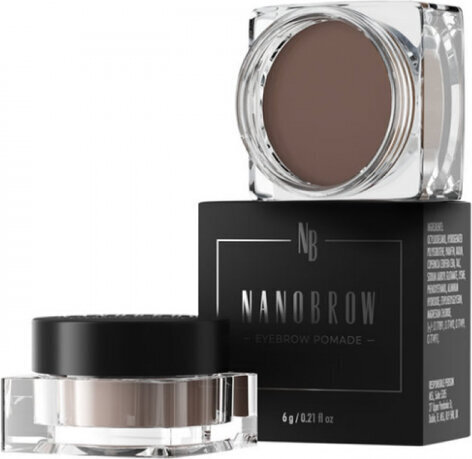 Nanobrow Eyebrow Pomade Dark Brown kulmavoide, 6 g hinta ja tiedot | Silmämeikit | hobbyhall.fi