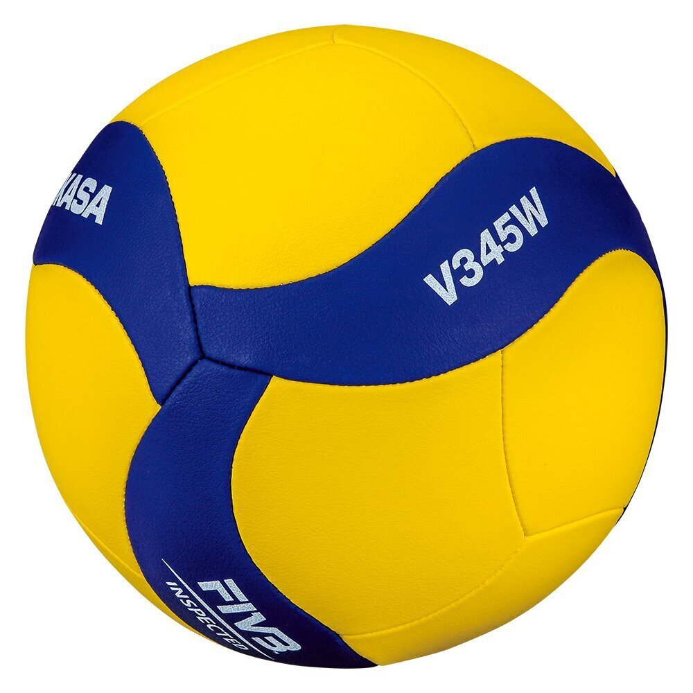 Lentopallo Mikasa FIVB Katsastettu, keltainen/sininen, koko 5 hinta ja tiedot | Lentopallot | hobbyhall.fi