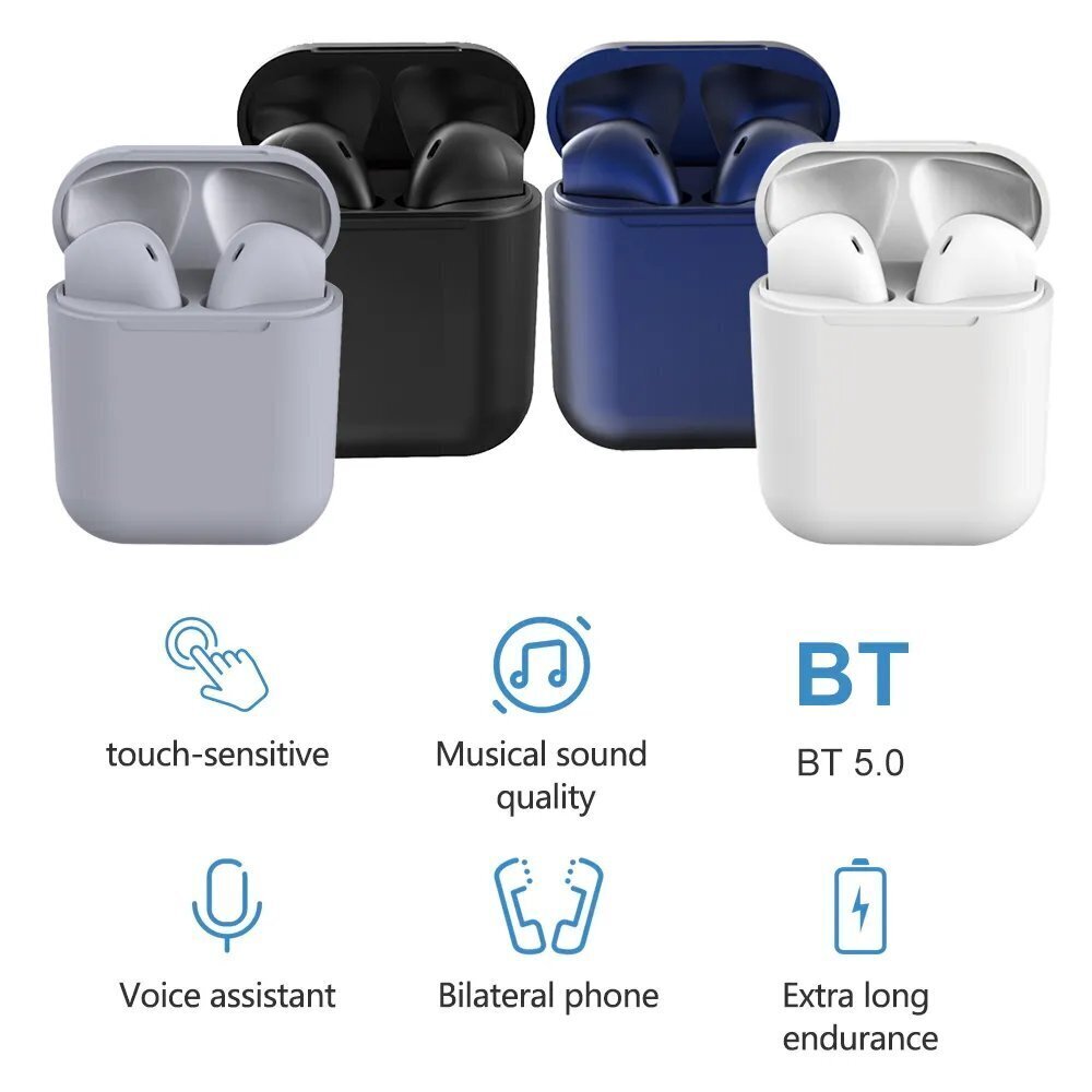 inPods 12s TWS Bluetooth Navy hinta ja tiedot | Kuulokkeet | hobbyhall.fi