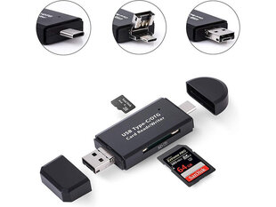 USB OTG -sovitin 3in1 hinta ja tiedot | Adapterit | hobbyhall.fi