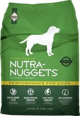 Kuivamuonaa koirille Nutra Nuggets Performance kanan kanssa, 15kg hinta ja tiedot | Koiran kuivaruoka | hobbyhall.fi