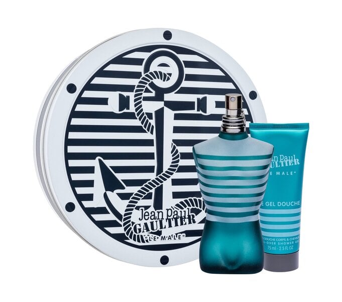 Sarja miehille Jean Paul Gaultier Le Male: WC EDT, 125 ml + suihkugeeli, 75 ml