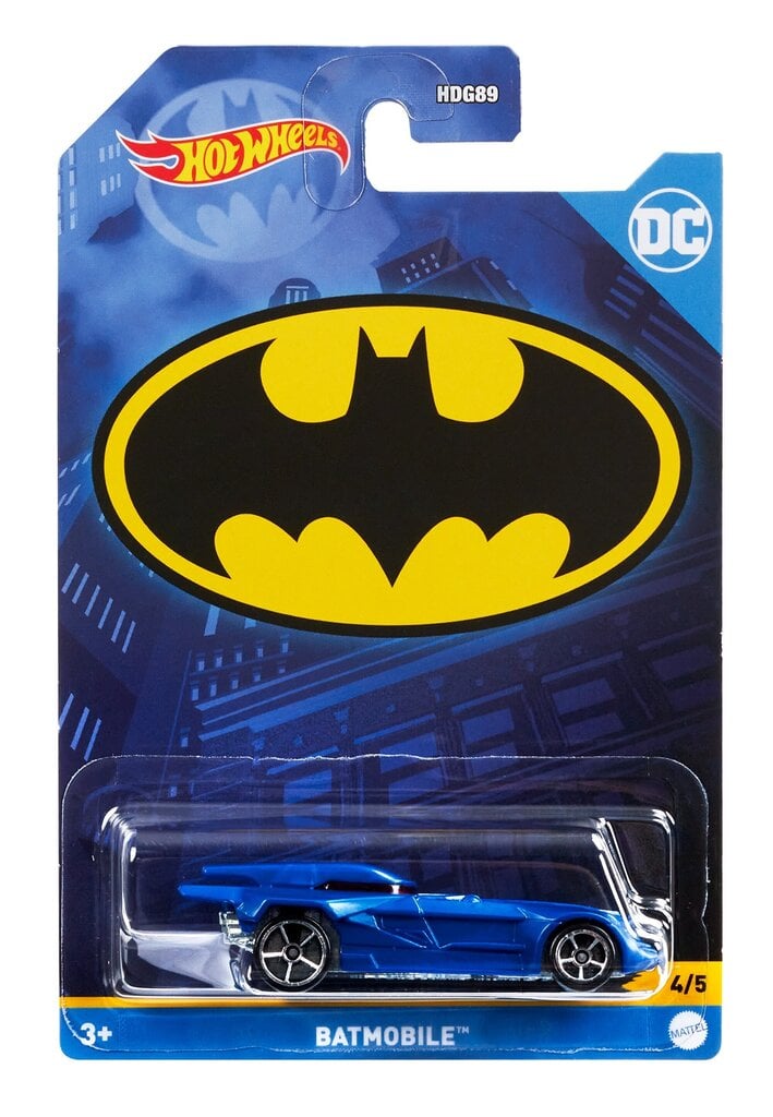 Hot Wheels® Batman -teema-autot HDG89 hinta ja tiedot | Poikien lelut | hobbyhall.fi