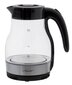 MR-061-BLACK Sähkökäyttöinen lasinen vedenkeitin 1,7l 2200W hinta ja tiedot | Vedenkeittimet | hobbyhall.fi