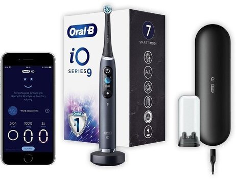 Oral-B iO Series 9 Black Onyx -hammasharja hinta ja tiedot | Sähköhammasharjat | hobbyhall.fi