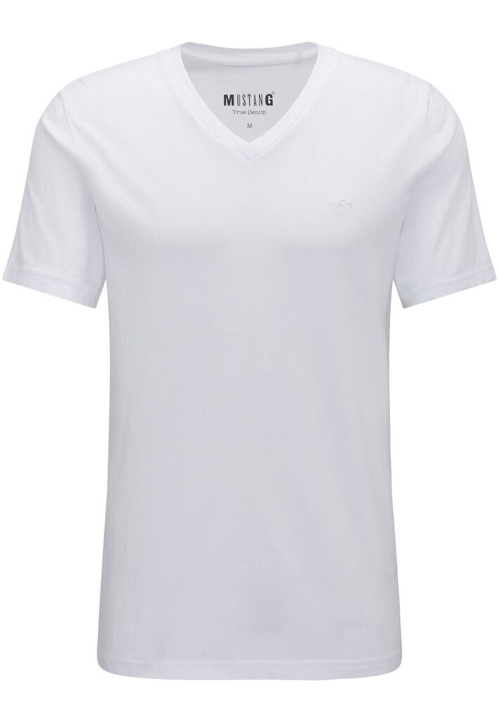 Mustang miesten T-paita 2 kpl, valkoinen hinta ja tiedot | Miesten T-paidat | hobbyhall.fi
