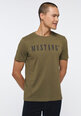 Mustang Miesten T-paita, Tummanvihreä