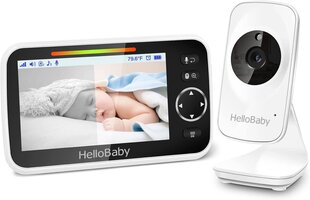 HelloBaby HB50 itkuhälytin, langaton, pimeänäkö, VOX-tila, lämpötilanäyttö hinta ja tiedot | Itkuhälyttimet | hobbyhall.fi