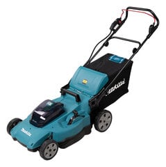 Akkukäyttöinen ruohonleikkuri Makita DLM538Z LXT 2X18V 4 in 1, ilman akkua ja laturia hinta ja tiedot | Ruohonleikkurit | hobbyhall.fi