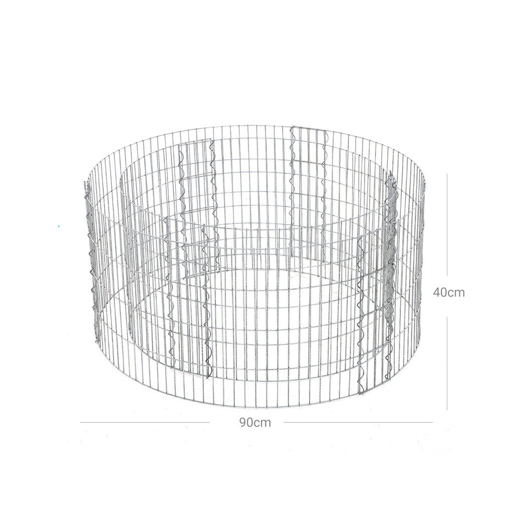 Kivikori 90 x 40 cm, hopeanvärinen hinta ja tiedot | Aidat ja tarvikkeet | hobbyhall.fi