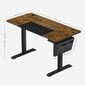 Korkeussäädettävä pöytä vintage ruskeaa ja mustaa väriä hinta ja tiedot | Tietokonepöydät ja työpöydät | hobbyhall.fi