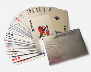 Hopeiset kortit. hinta ja tiedot | Korttipelit, pokeri | hobbyhall.fi