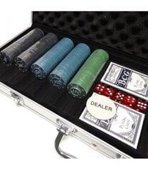 Suuri pokerisetti salkussa, 500 kpl hinta ja tiedot | Korttipelit, pokeri | hobbyhall.fi