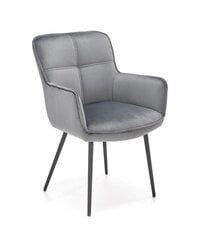 2 tuolin setti Halmar K463, harmaa hinta ja tiedot | Ruokapöydän tuolit | hobbyhall.fi