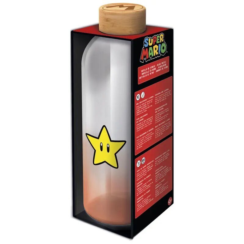 Nintendo Super Mario Bros lasipullo 1030ml hinta ja tiedot | Juomapullot | hobbyhall.fi