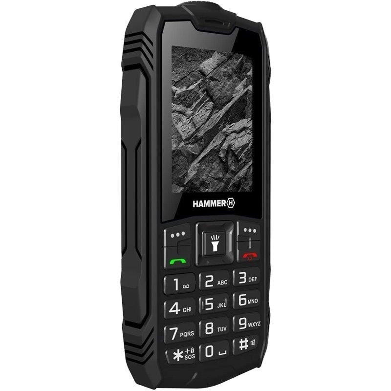 myPhone Hammer Rock Dual SIM Black hinta ja tiedot | Matkapuhelimet | hobbyhall.fi