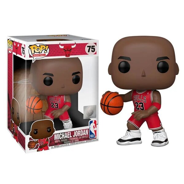 POP-hahmo NBA Bulls Michael Jordan Punainen Trikoo 25cm