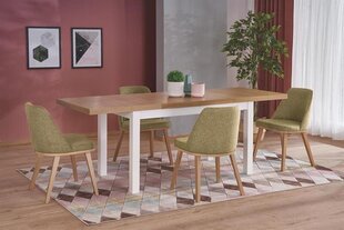 Pöytä Halmar Tiago, ruskea/valkoinen hinta ja tiedot | Ruokapöydät | hobbyhall.fi