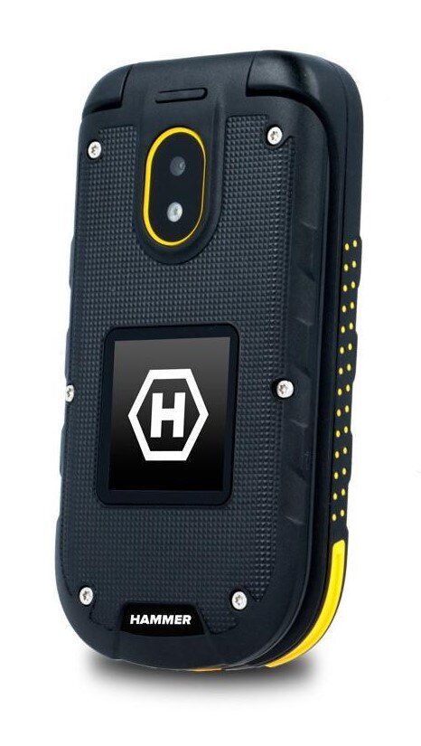 myPhone Hammer Bow Dual SIM Black/Yellow hinta ja tiedot | Matkapuhelimet | hobbyhall.fi